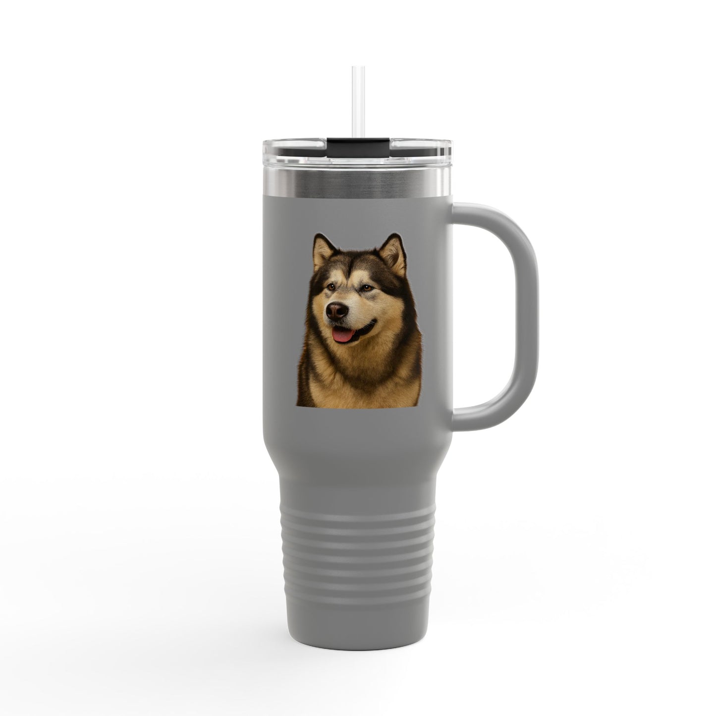Malamute Head Insulated Travel Mug