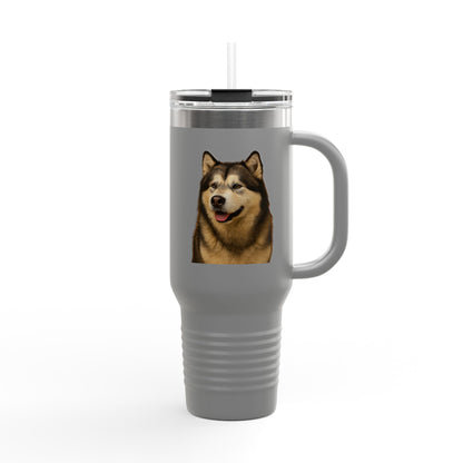 Malamute Head Insulated Travel Mug