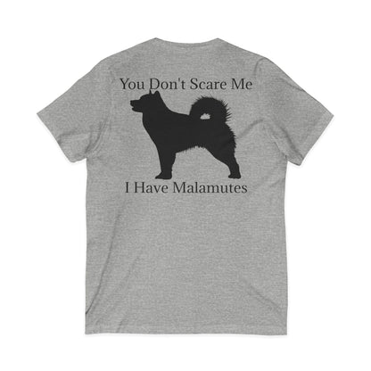 You Don't Scare Me Unisex Short Sleeve V-Neck Tee