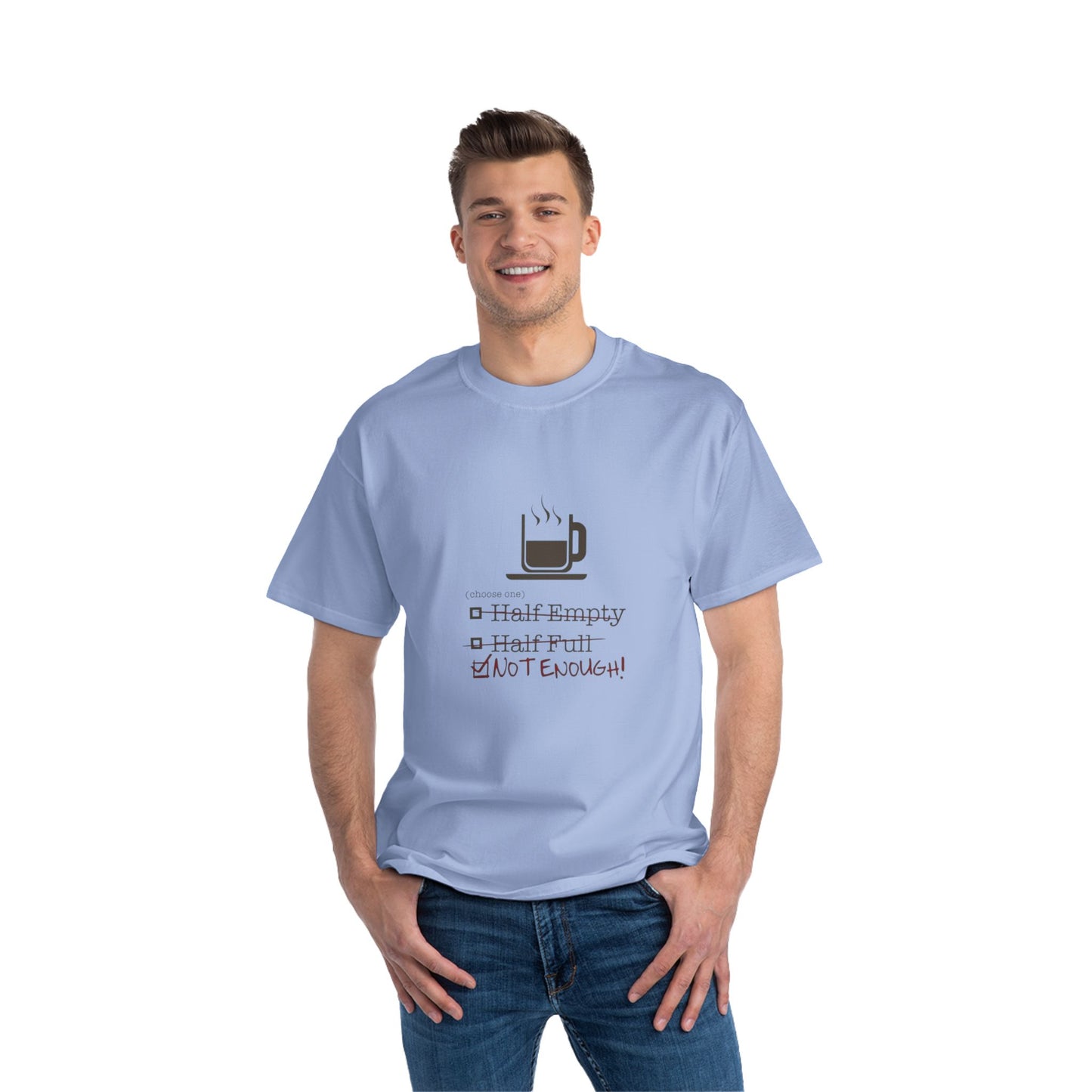 Not Enough Men's Short-Sleeve Crewneck Tee