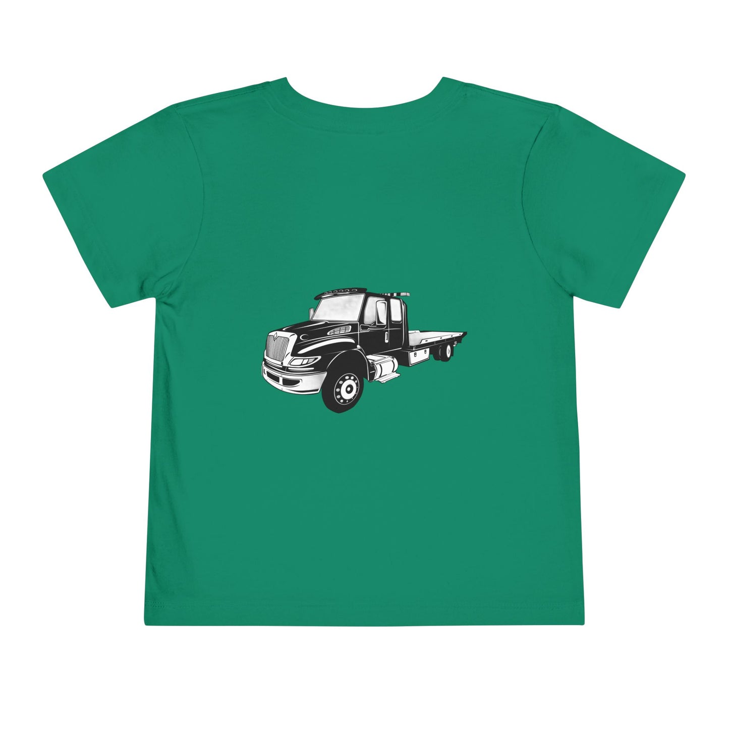 Flatbed Tow Truck Toddler Unisex Short Sleeve Crewneck Tee