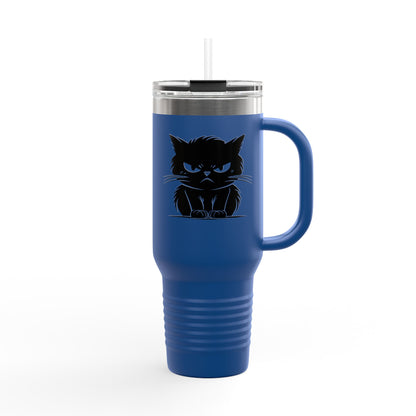 Angry Cat Insulated Travel Mug