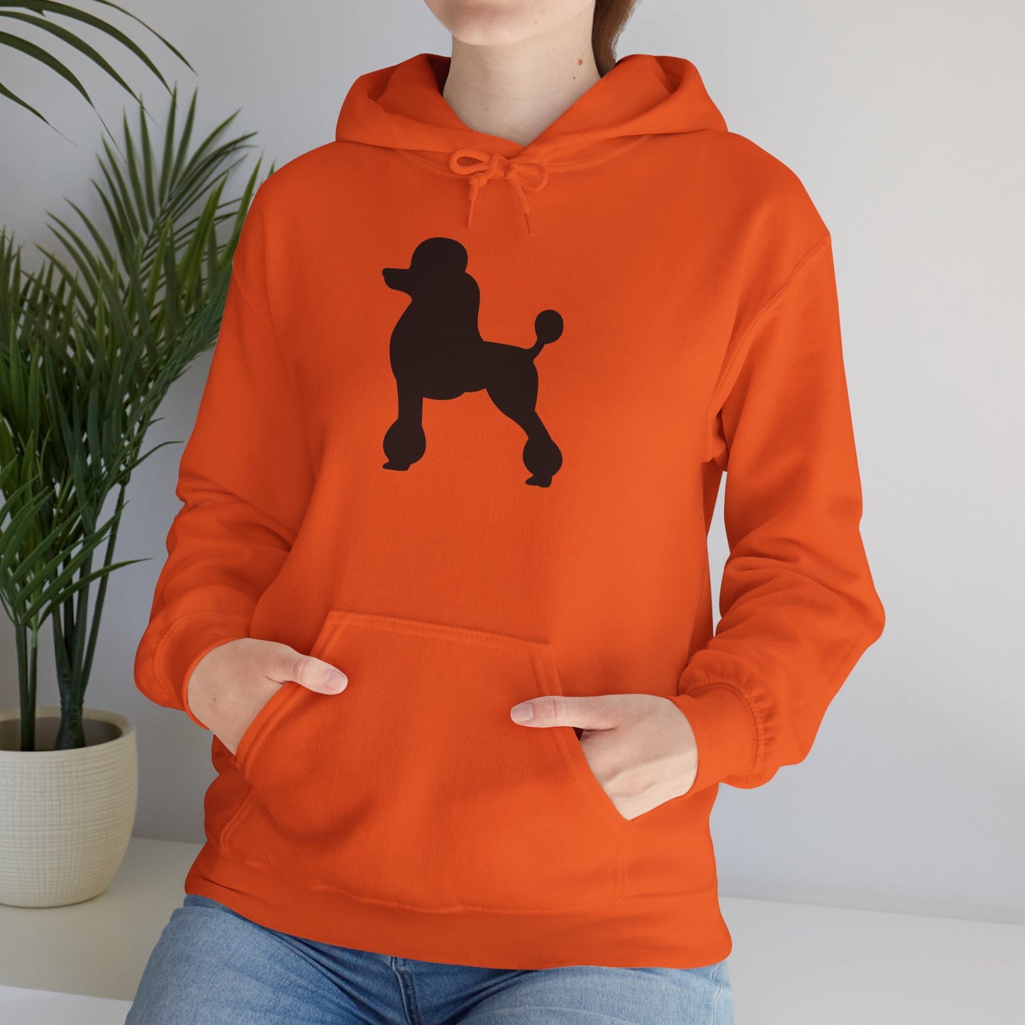 Poodle Silhouette Unisex Hoodie