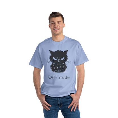 CAT-titude Men's Short-Sleeve Crewneck Tee