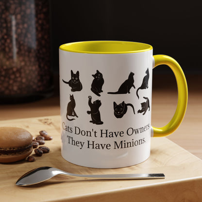 Cat Minions 2-Tone Coffee Mug