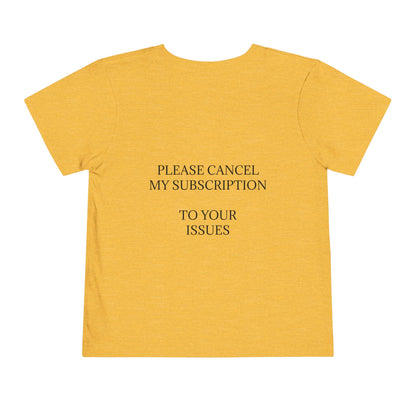 Cancel My Subscription Unisex Short Sleeve Crewneck Tee