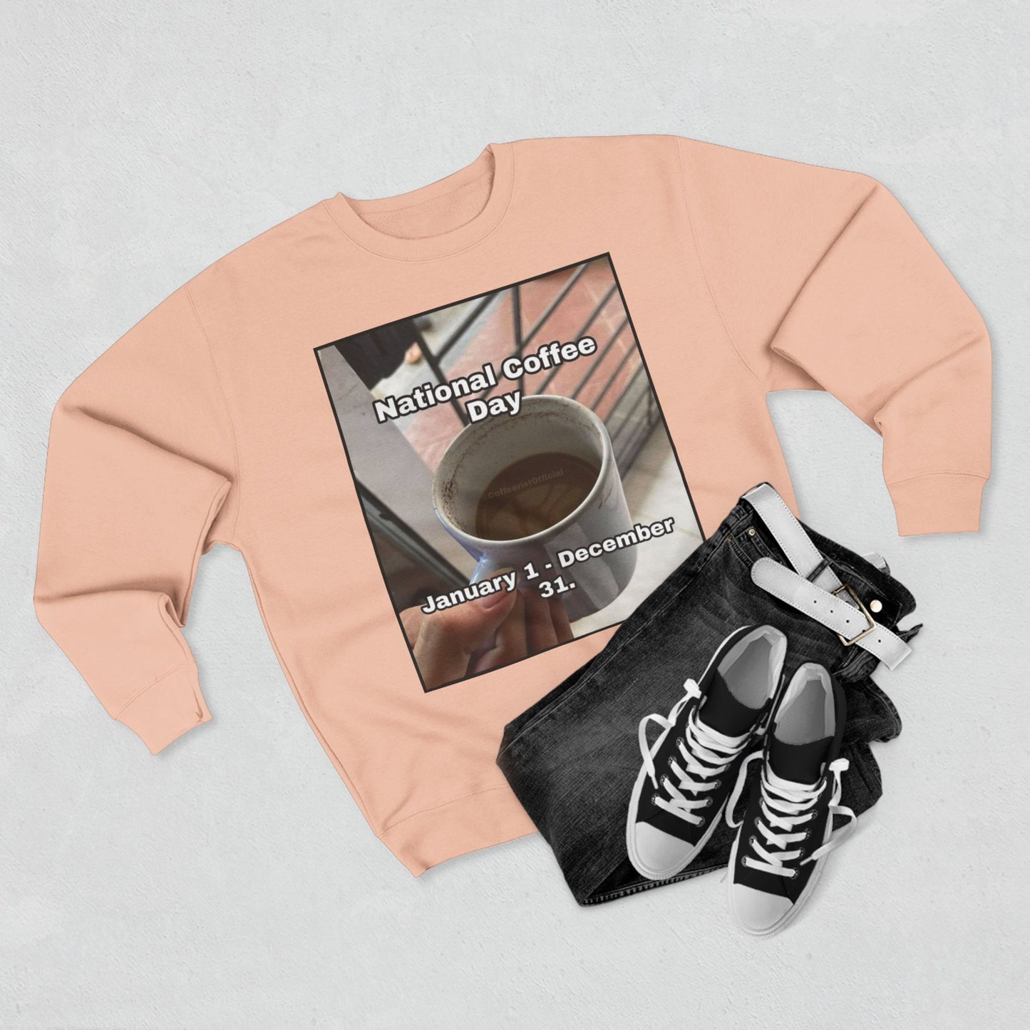 National Coffee Day Unisex Crewneck Sweatshirt