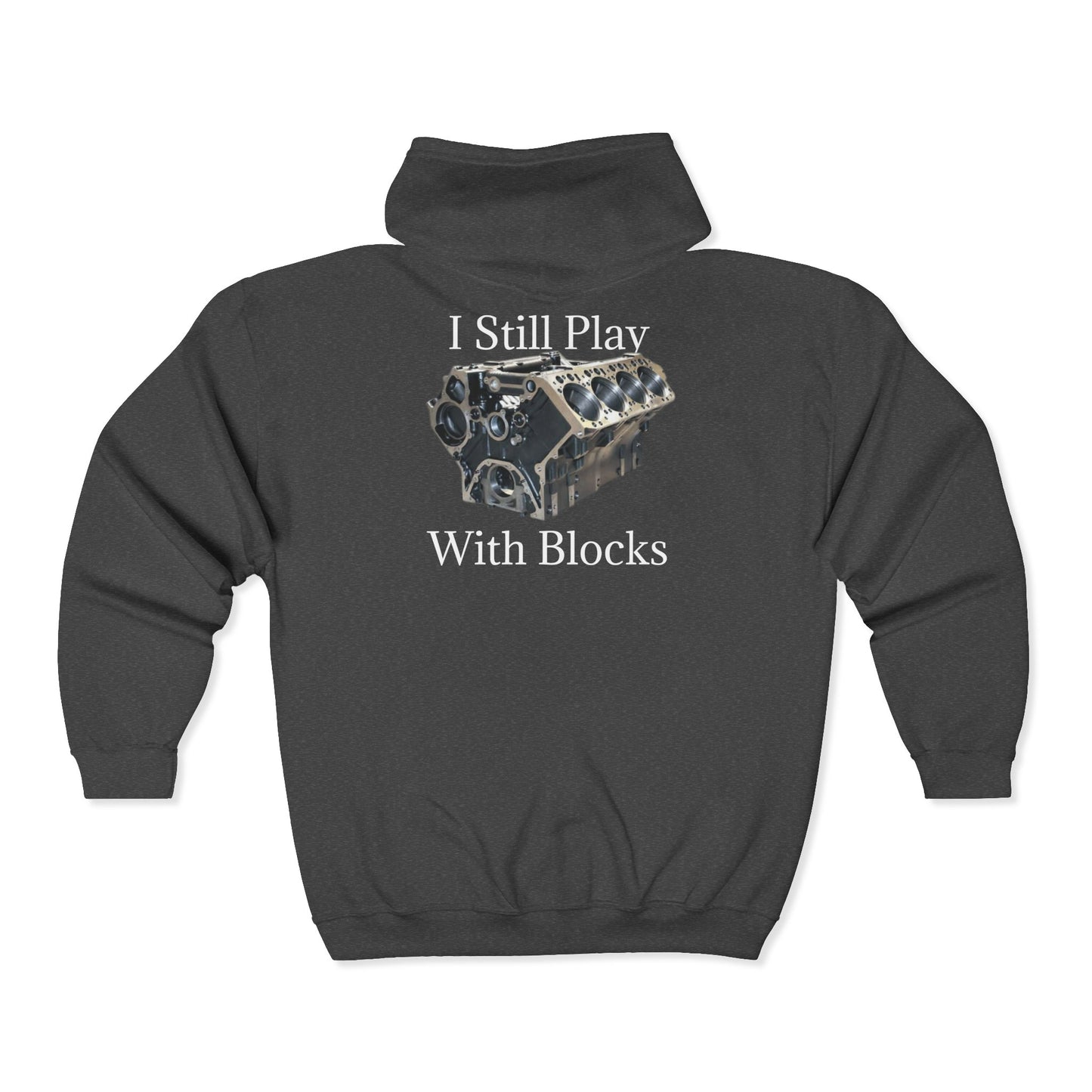 Play With Blocks Unisex Full Zip Hoodie
