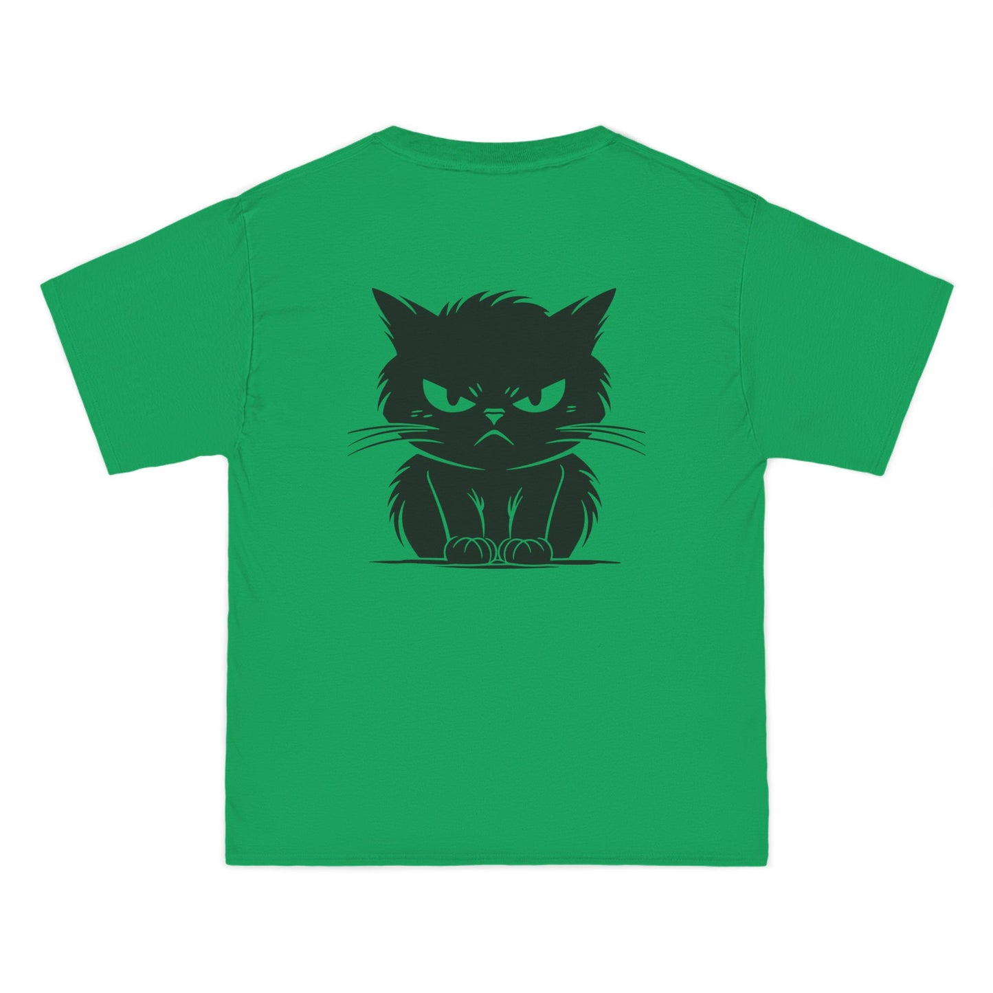 Angry Cat Men's Short-Sleeve Crewneck Tee