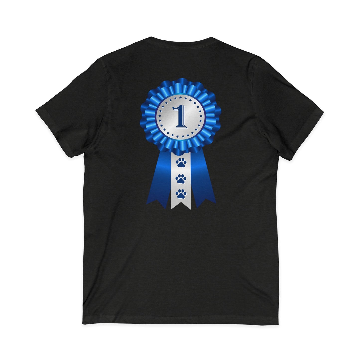 Show Ribbon Unisex Short Sleeve V-Neck Tee