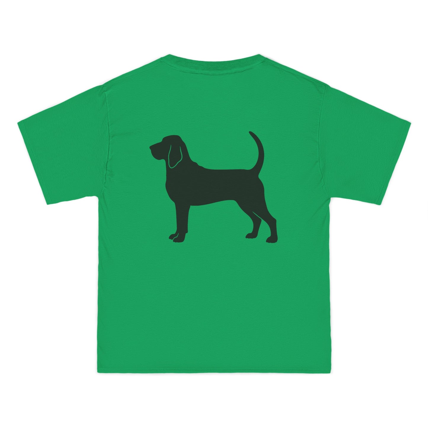 Bloodhound Silhouette Men's Short-Sleeve Crewneck Tee