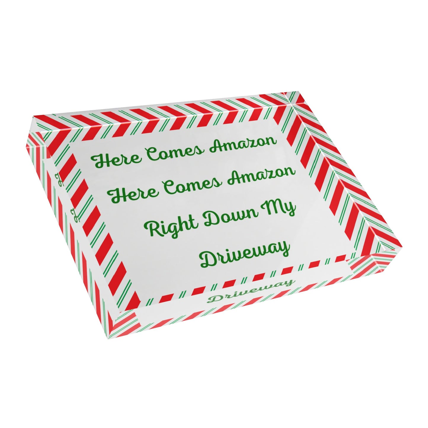 Here Comes Amazon Acrylic Photo Block