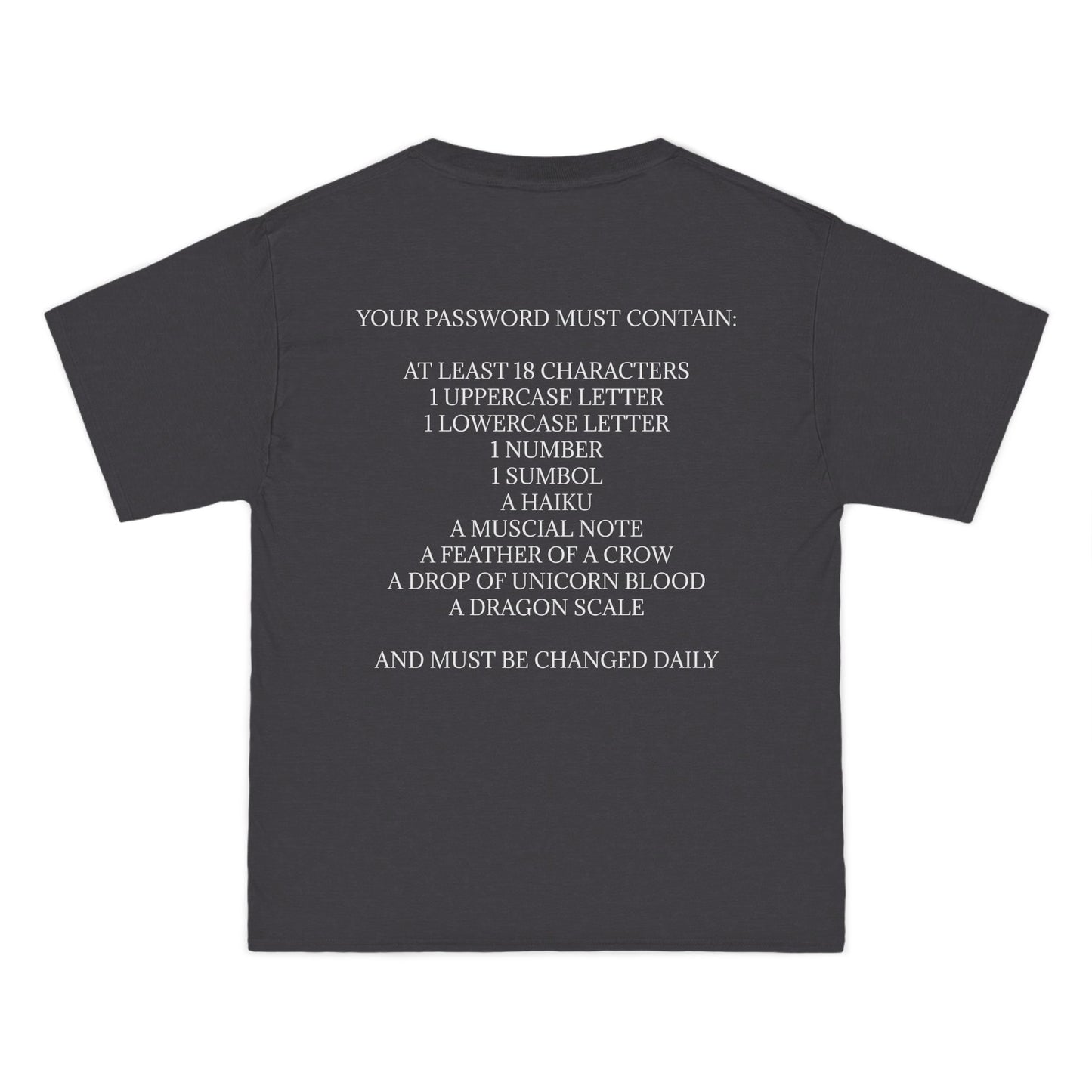 Password Men's Short-Sleeve Crewneck Tee