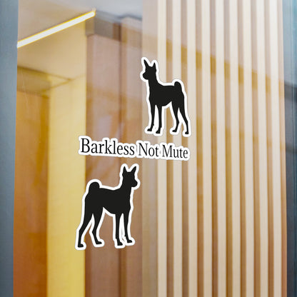 Barkless Not Mute Vinyl Decal