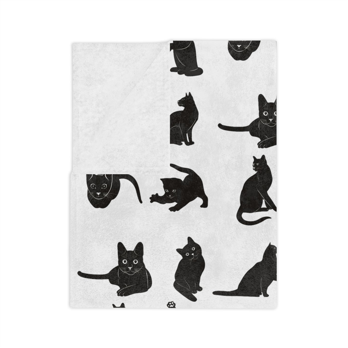 Cats Velveteen Microfiber Blanket