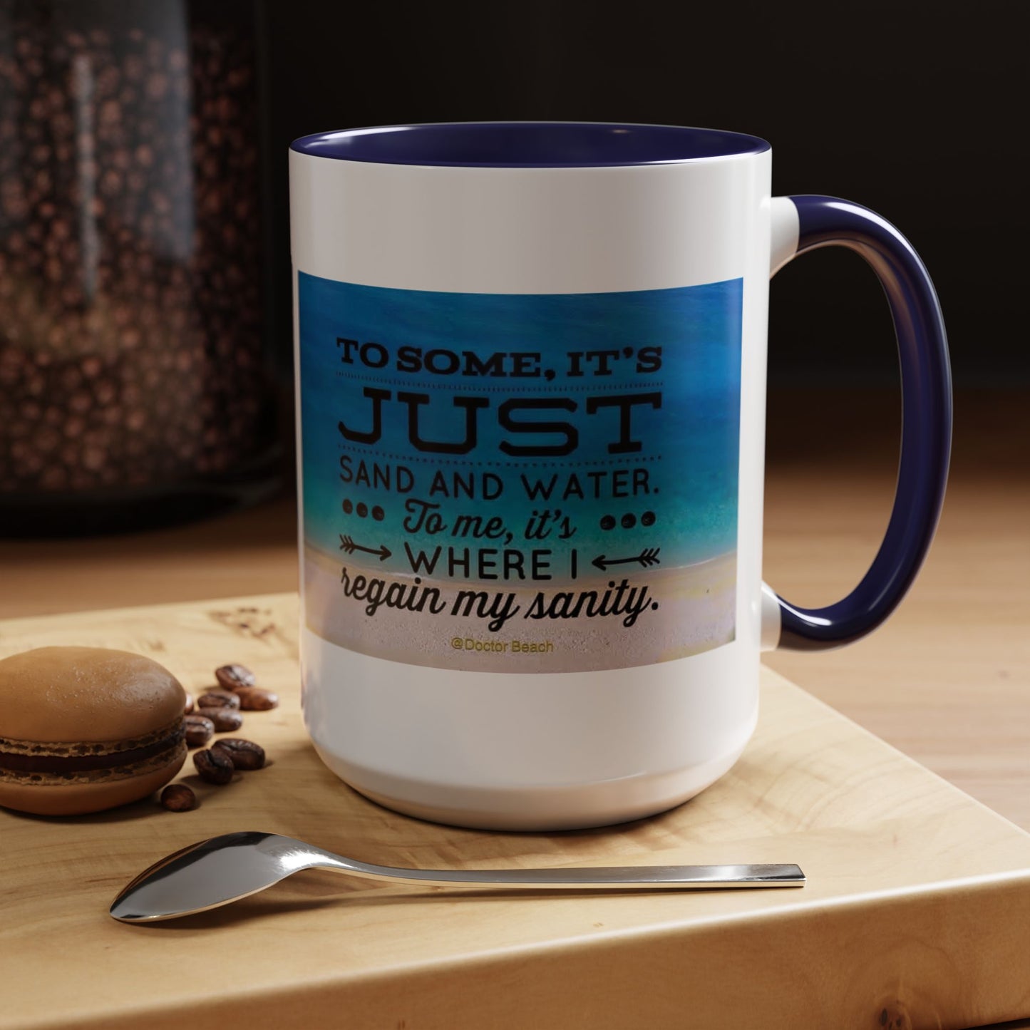 Dr. Beach 2-Tone Coffee Mug