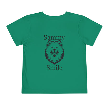 Sammy Smile Toddler Unisex Short Sleeve Crewneck Tee