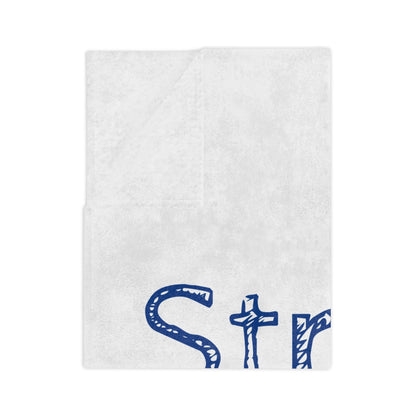 Stressed In Show Velveteen Microfiber Blanket