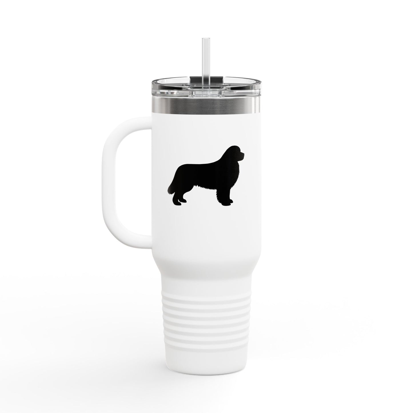 Newfie Silhouette Insulated Travel Mug