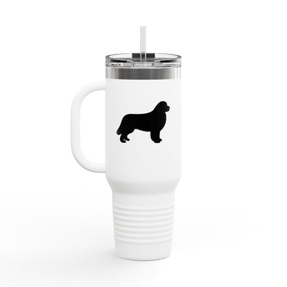Newfie Silhouette Insulated Travel Mug