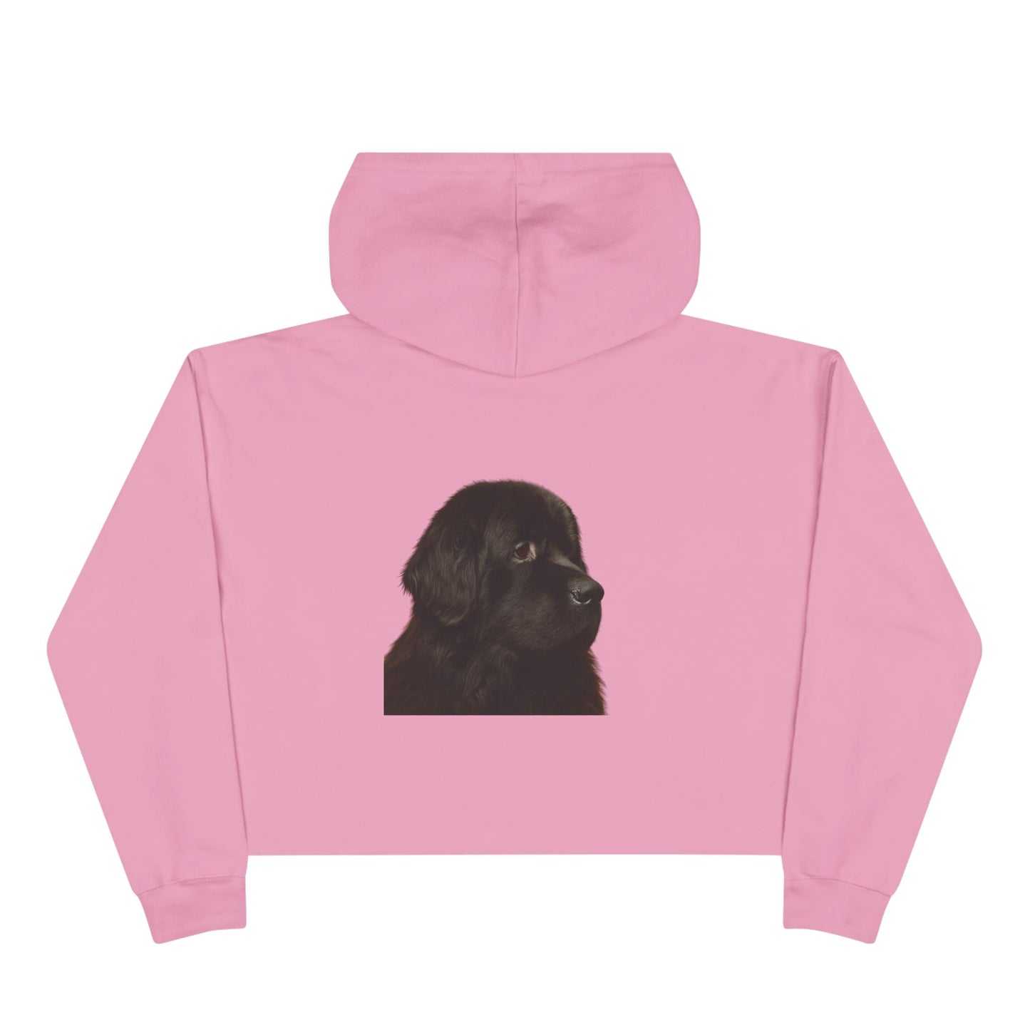 Newfie Head Women's Crop Hoodie