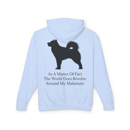 Matter Of Fact Malamute Unisex Lightweight Hoodie