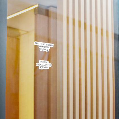 Einstein's Theory Of Coffee Vinyl Decal