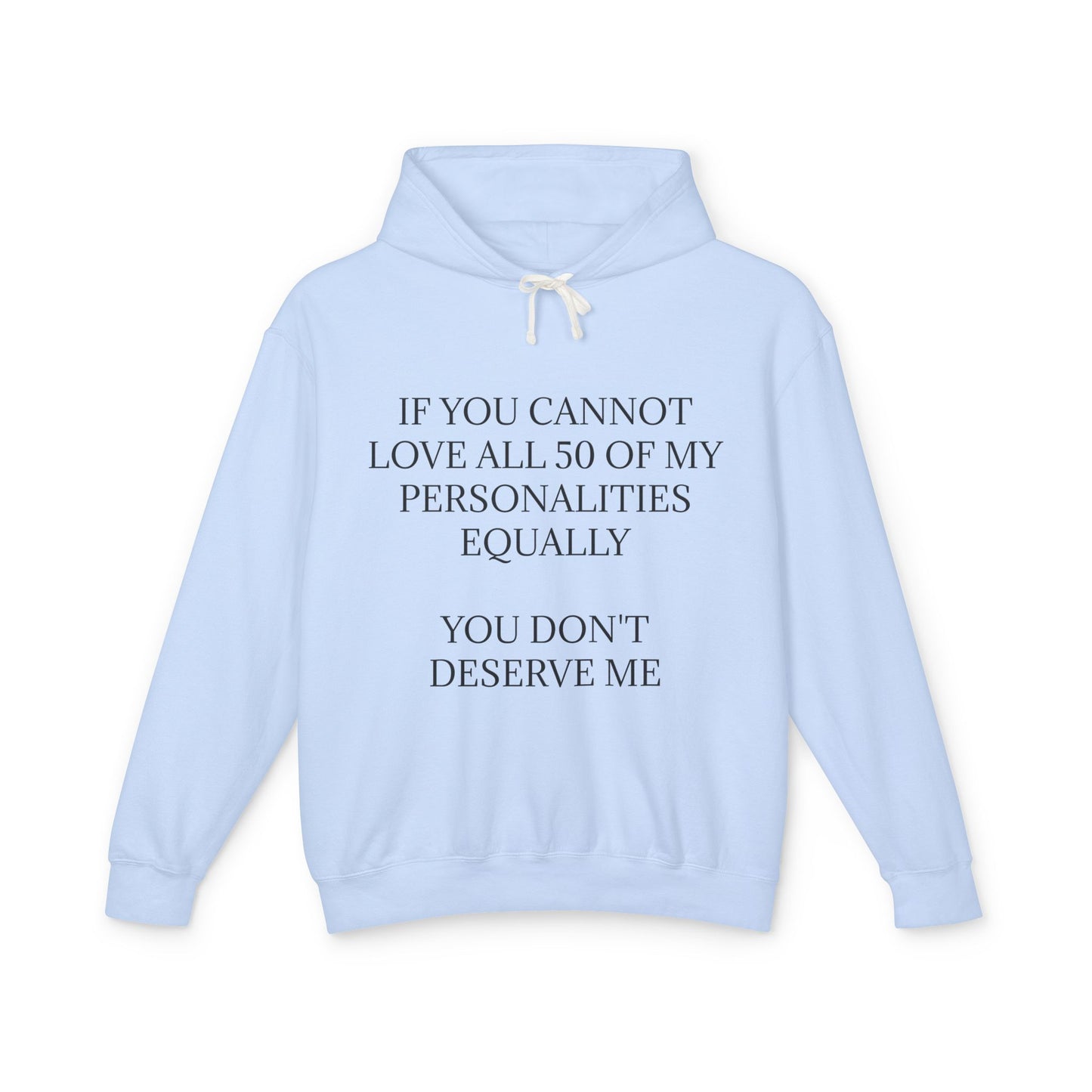50 Personalities Unisex Lightweight Hoodie