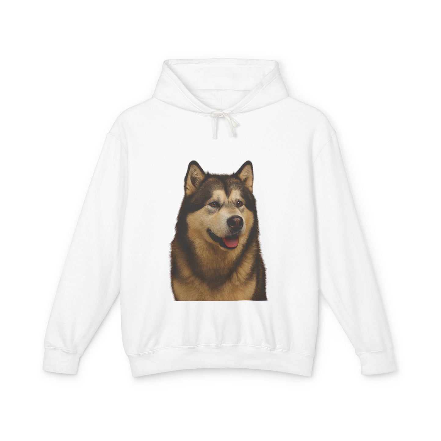 Malamute Head Unisex Lightweight Hoodie