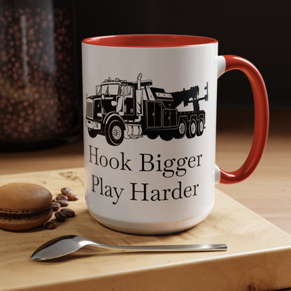 Hook Bigger 2-Tone Coffee Mug