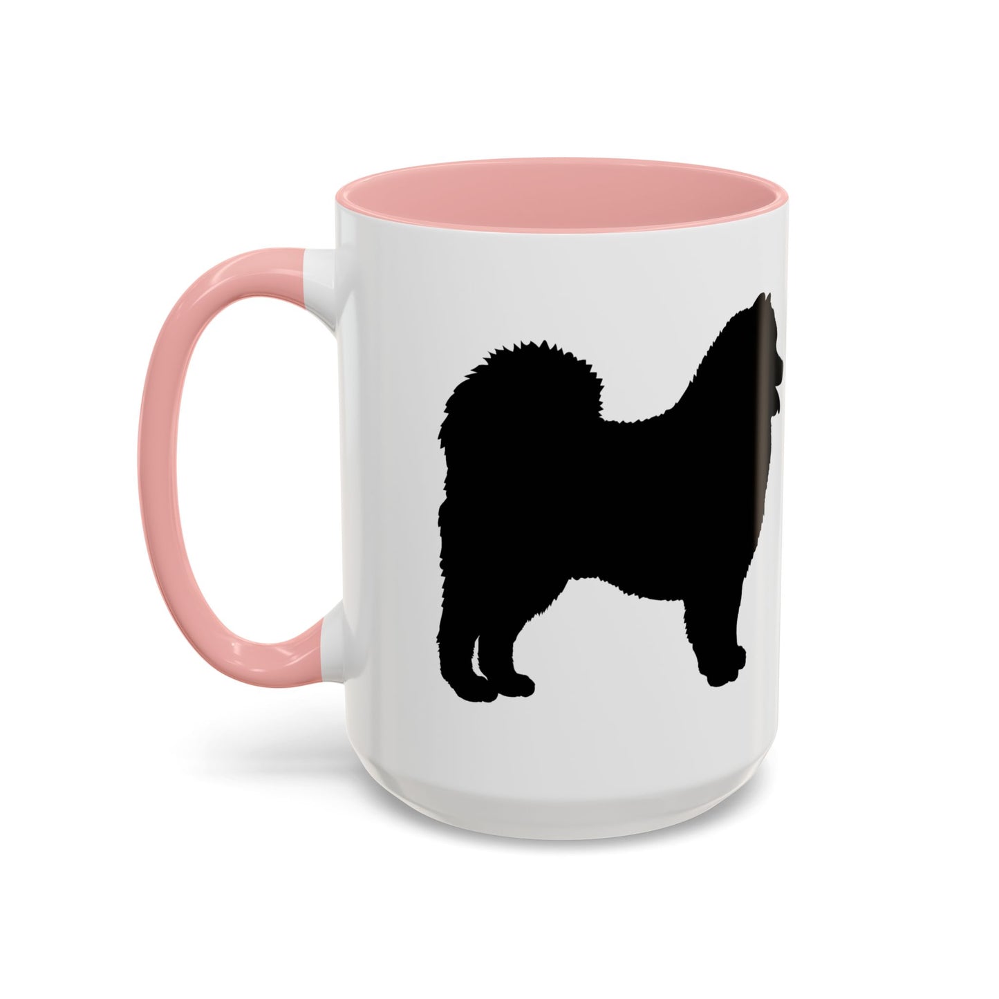 Samoyed Silhouette 2-Tone Coffee Mug