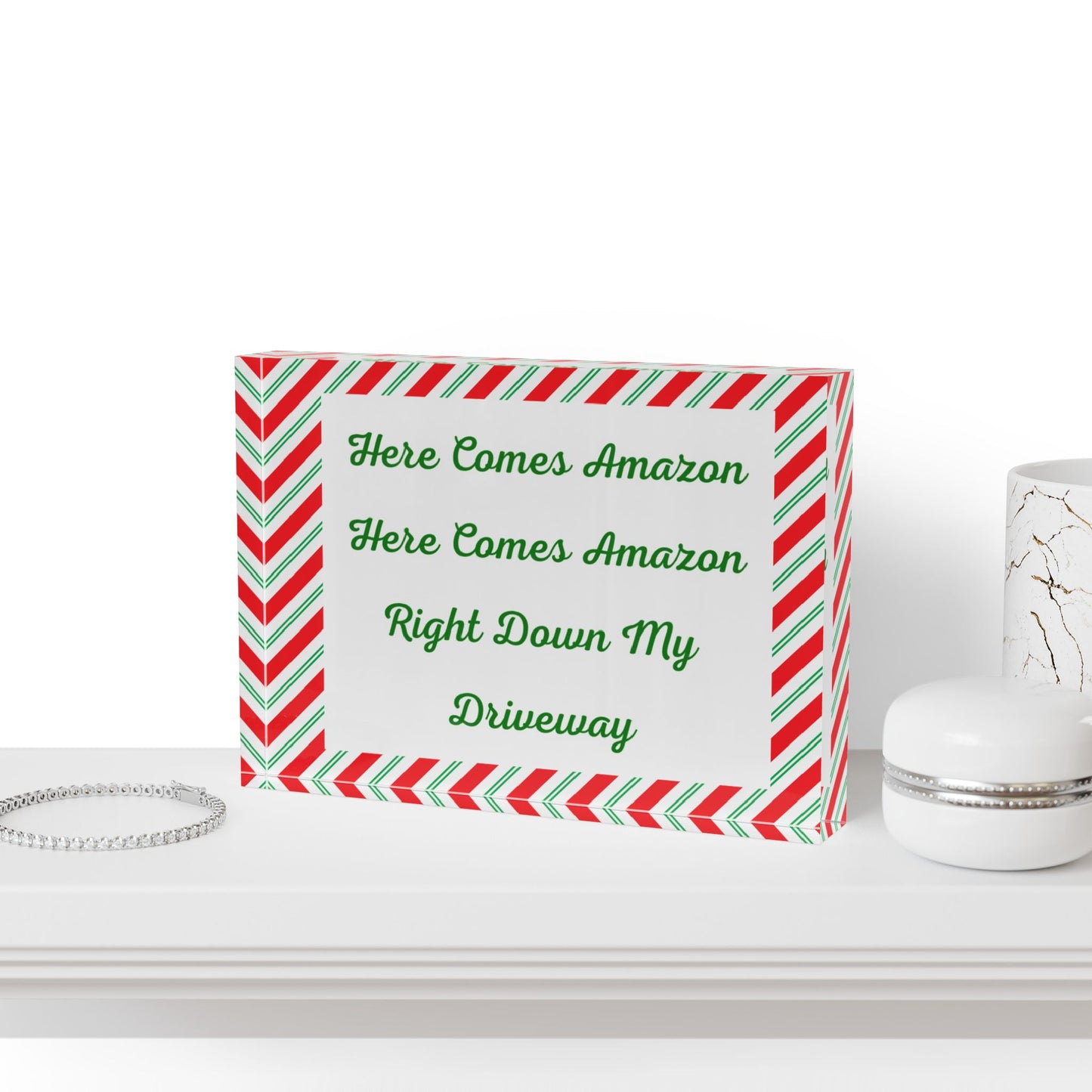 Here Comes Amazon Acrylic Photo Block