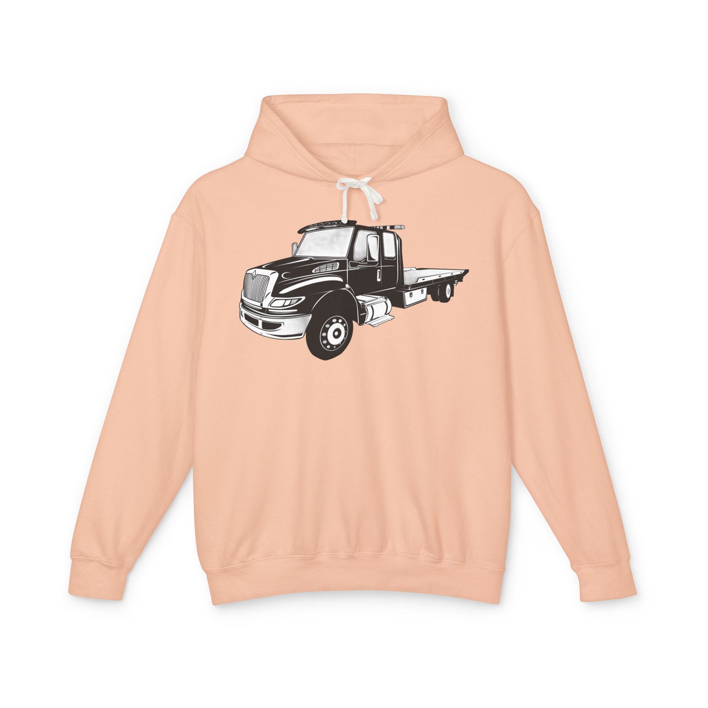 Flatbed Tow Truck Unisex Lightweight Hoodie