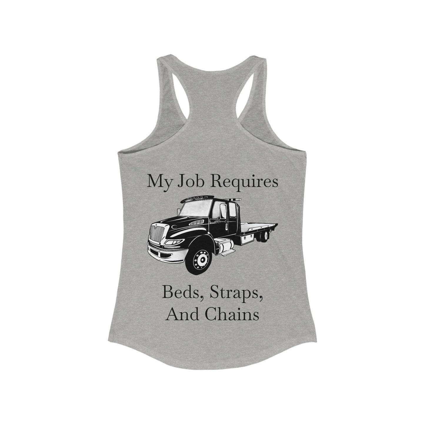 Beds, Straps, And Chains Women's Racerback Tank