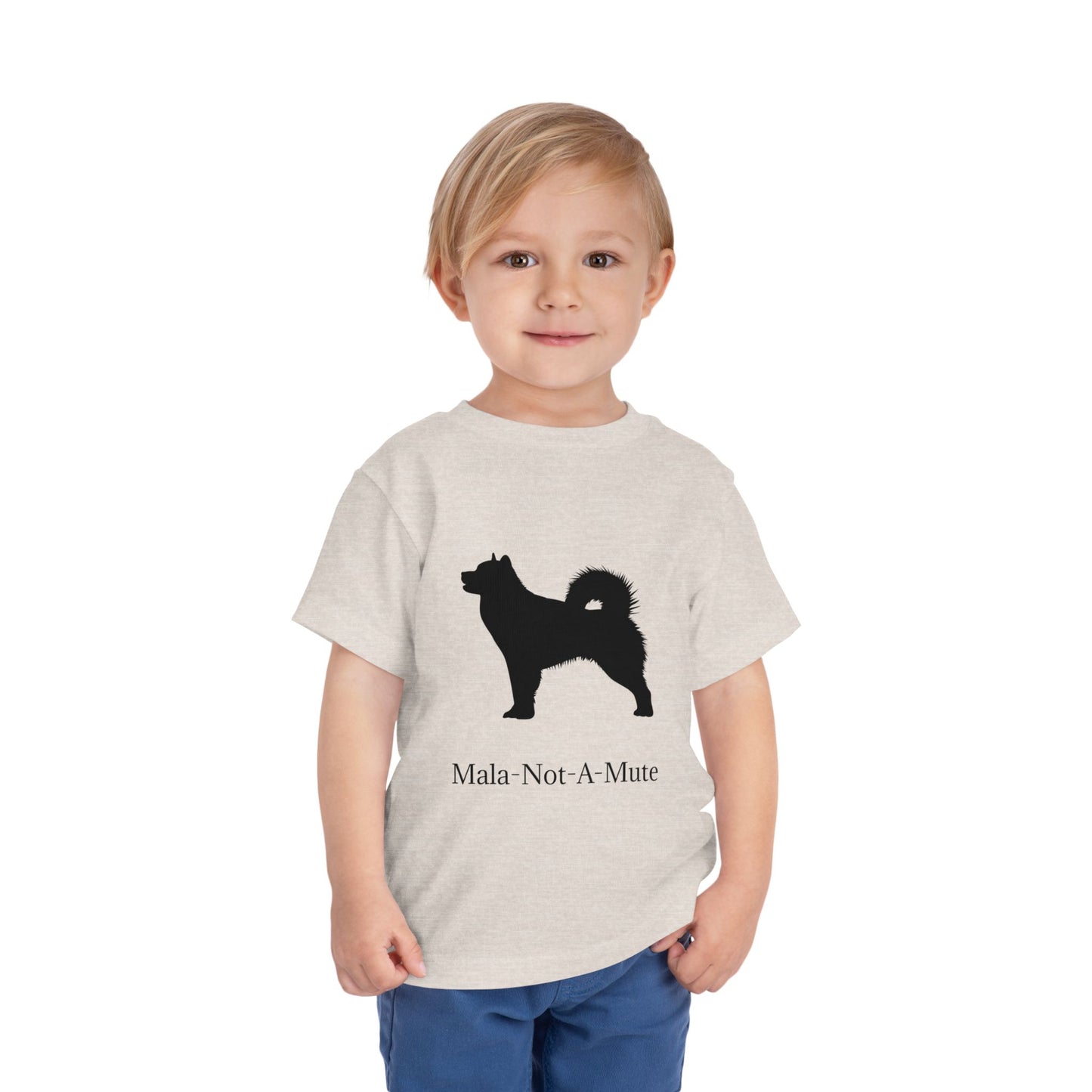 Mala-Not-A-Mute Toddler Unisex Short Sleeve Crewneck Tee