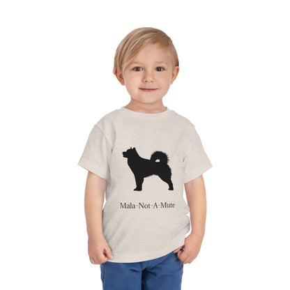 Mala-Not-A-Mute Toddler Unisex Short Sleeve Crewneck Tee