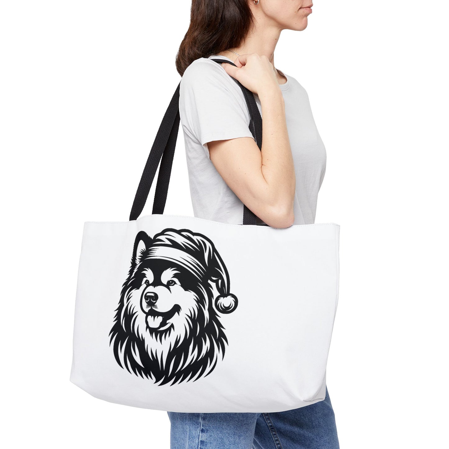 Santa Paws Malamute Weekender Tote Bag