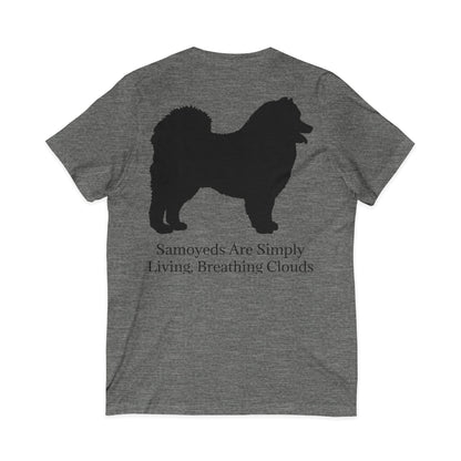 Clouds Unisex Short Sleeve V-Neck Tee