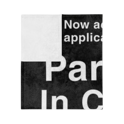 Partner In Crime Velveteen Microfiber Blanket