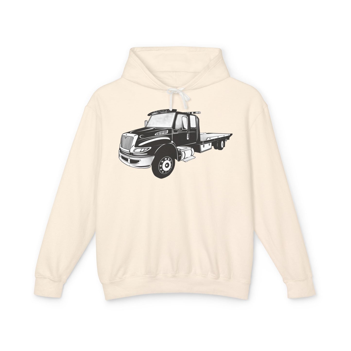 Flatbed Tow Truck Unisex Lightweight Hoodie