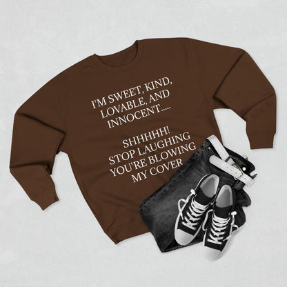 Blowing My Cover Unisex Crewneck Sweatshirt