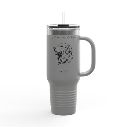 For The Love Of Gold Insulated Travel Mug