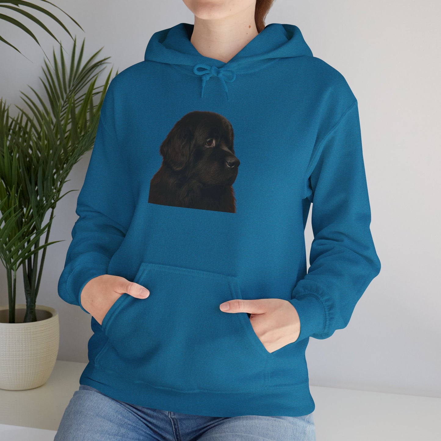 Newfie Head Unisex Hoodie