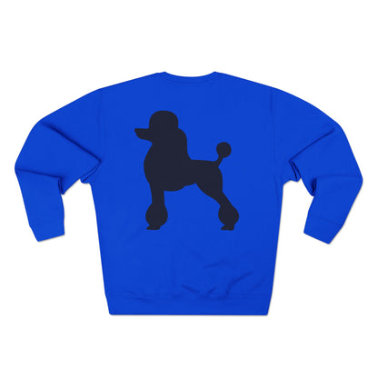 Poodle Silhouette Unisex Crewneck Sweatshirt