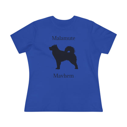 Malamute Mayhem Women's Short Sleeve Crewneck Tee