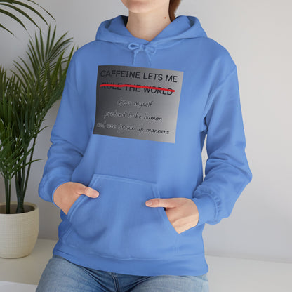 Caffeine Lets Me Unisex Hoodie