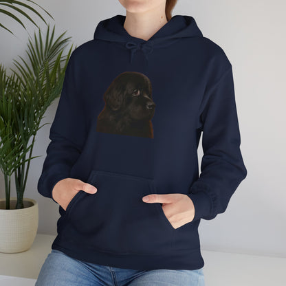 Newfie Head Unisex Hoodie