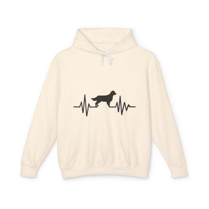 My Heart Beats For Goldens Unisex Lightweight Hoodie