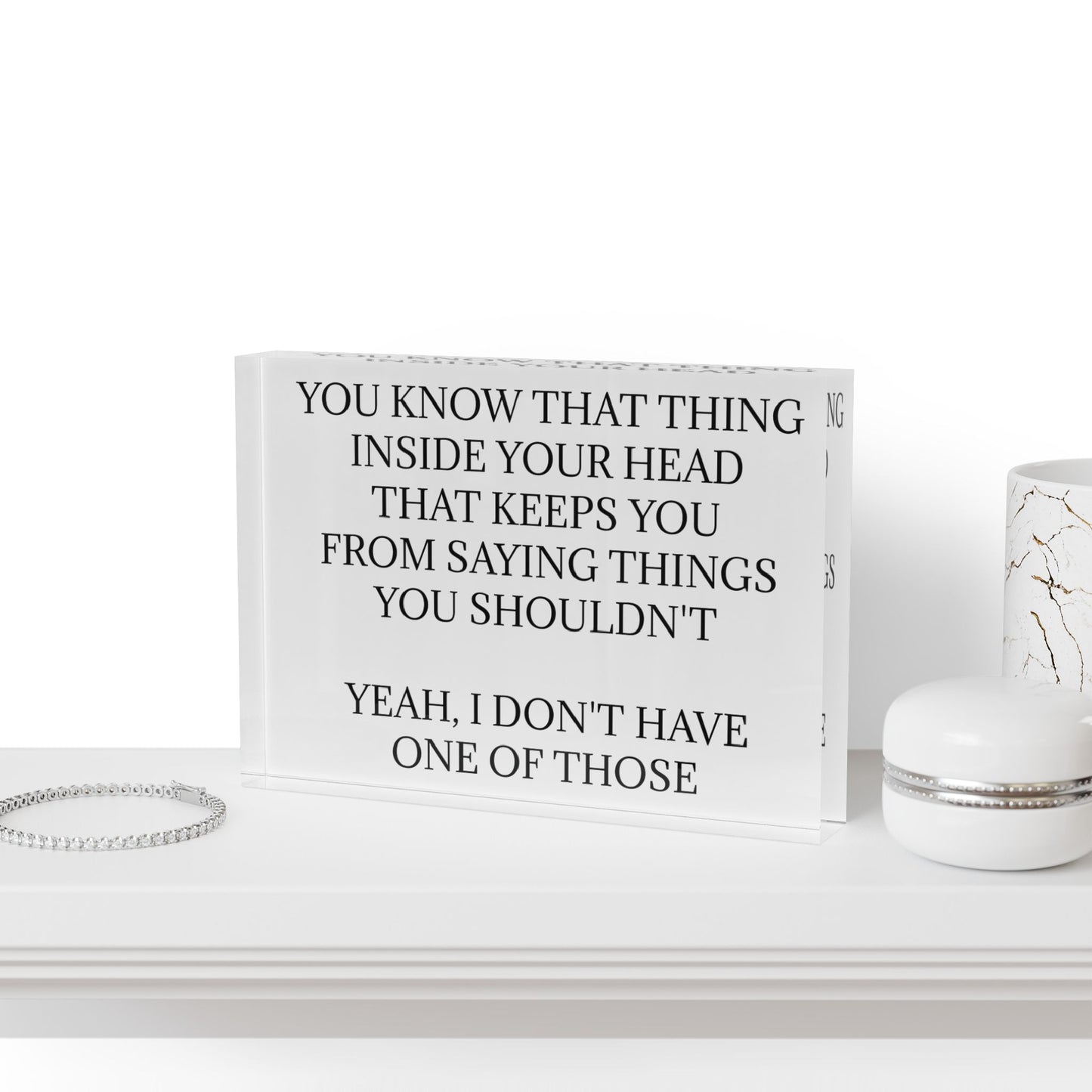 No Filter Acrylic Photo Block