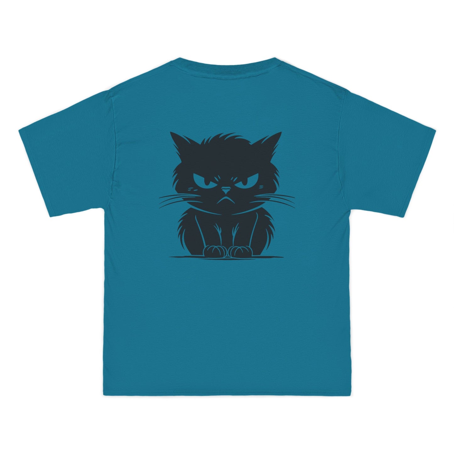 Angry Cat Men's Short-Sleeve Crewneck Tee